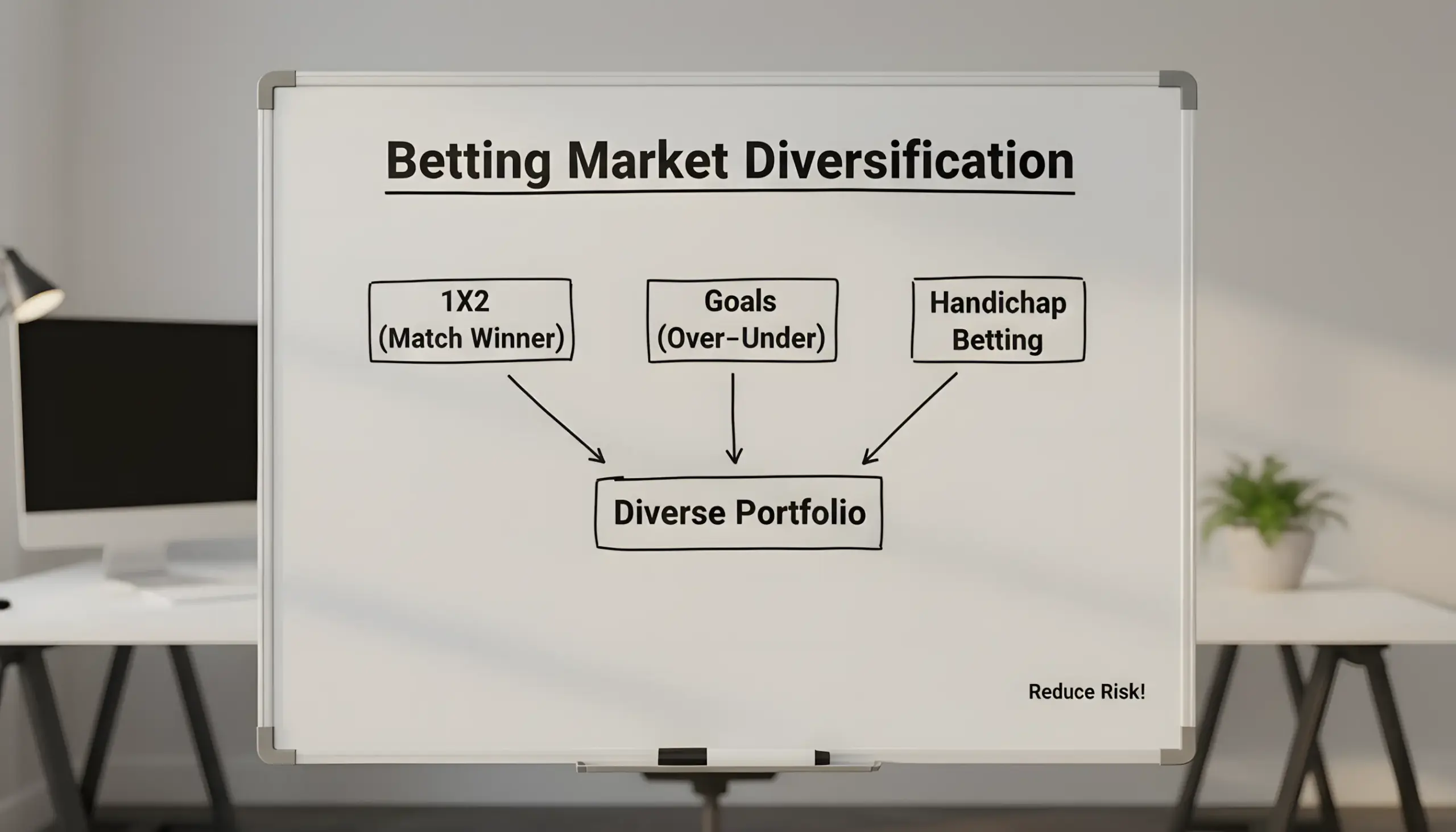 Diagrama mostrando diferentes tipos de mercados de apuestas