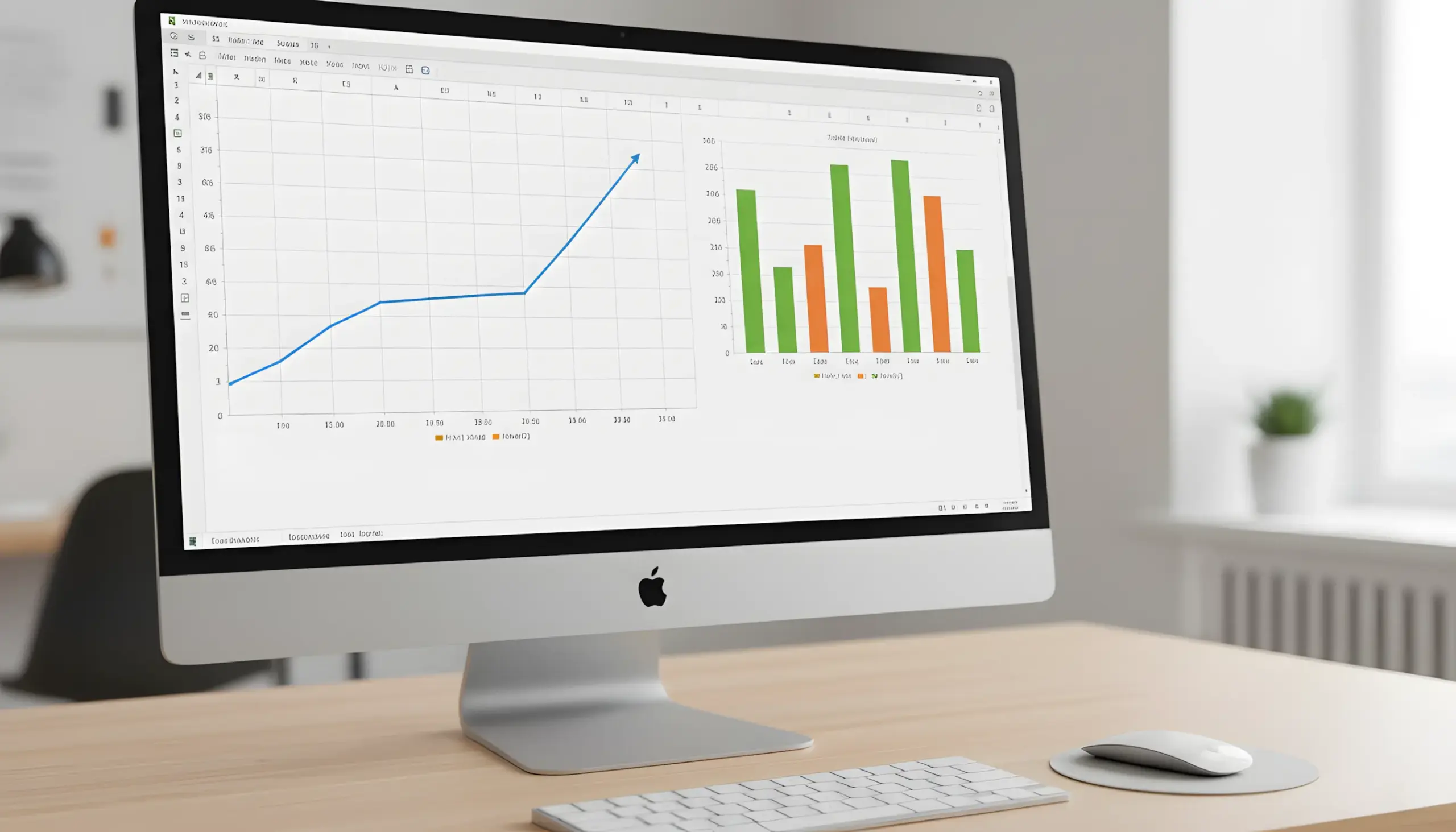 Gráficos de rendimiento de apuestas en Excel