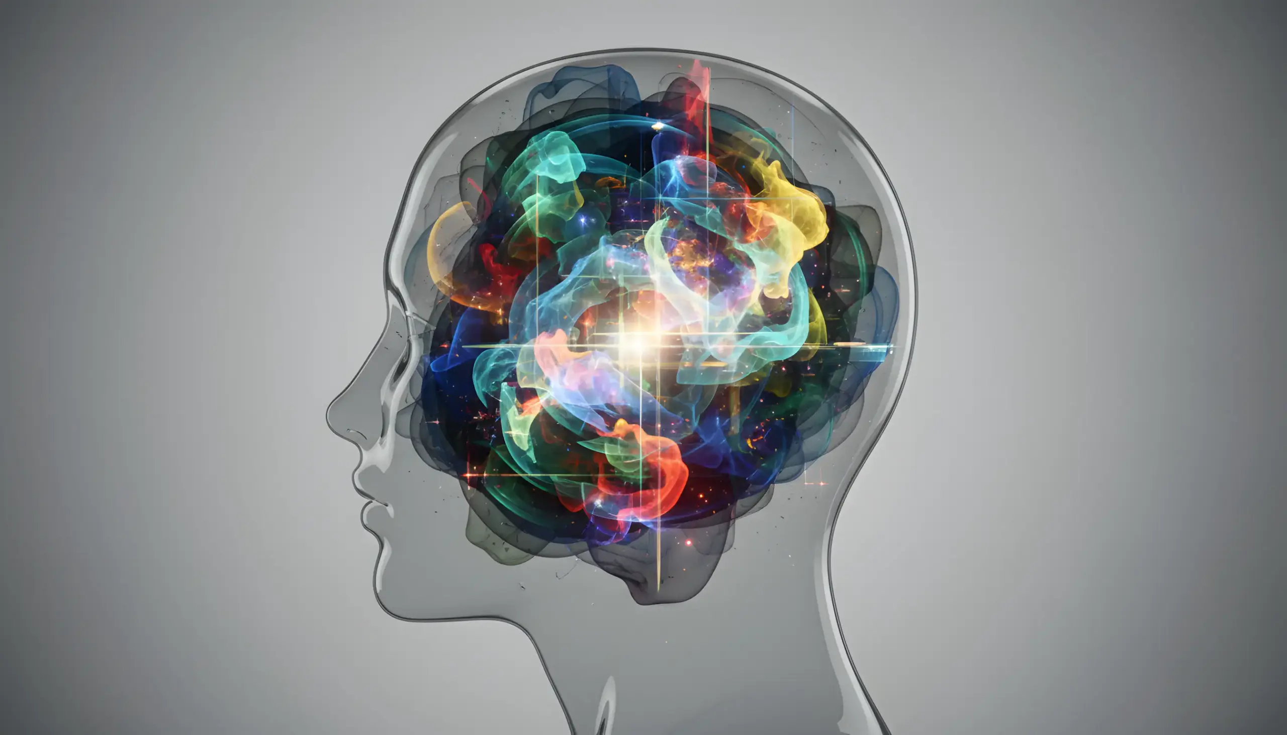 Cerebro ilustrativo representando procesos mentales y sesgos