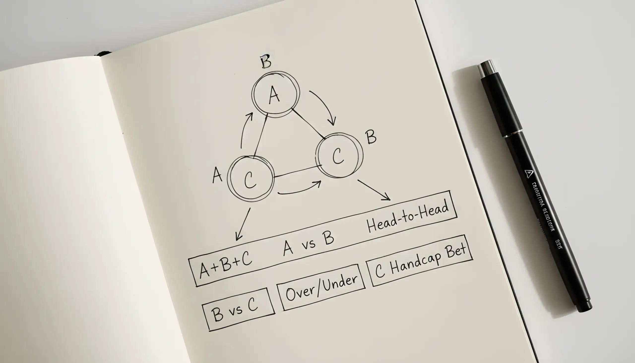 Diagrama de estructura del sistema Trixie con tres selecciones