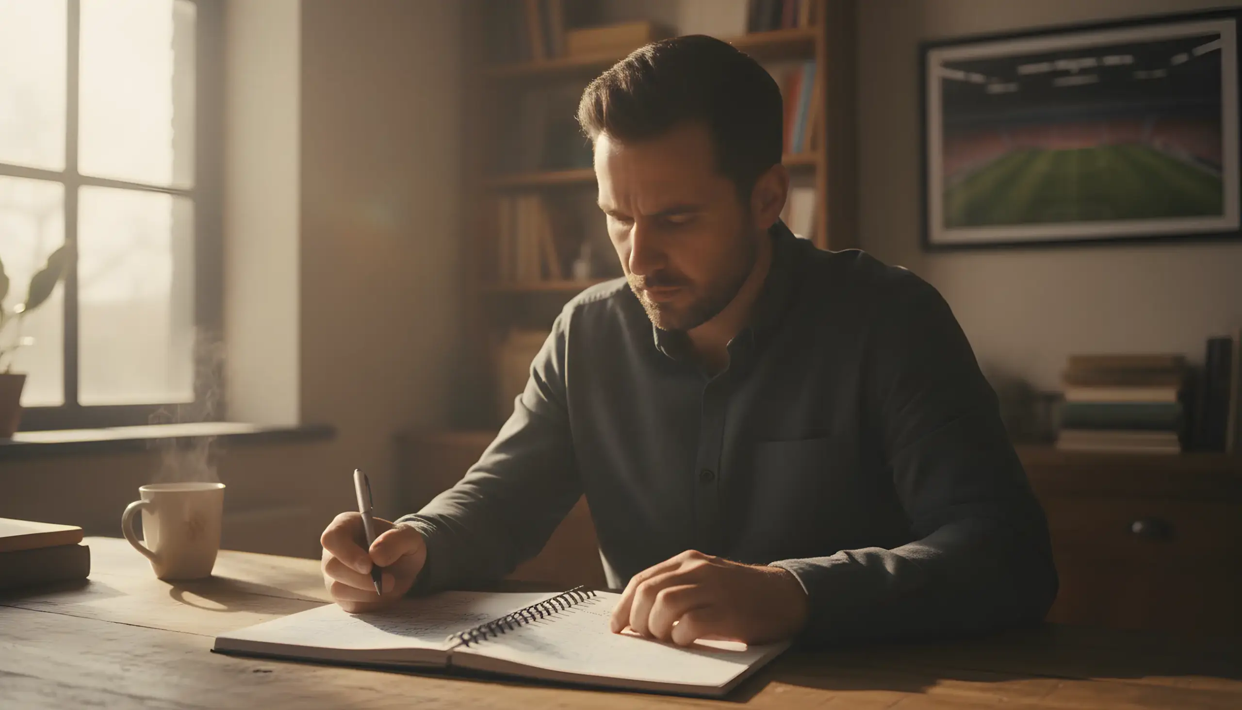 Apostador analizando combinaciones de apuestas deportivas